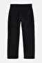 Siyah Kadife 100% Pamuk Straight Fit Boru Paça Erkek Pantolon TMNAW27PL00013 - 7