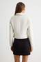 White Tweed Jacket Twoaw27Ce00049 - 4