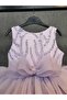 LILA BEADED GRENISH DRESS - 2