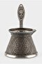 330 ml 5-6 Person Embroidered Chubby Cast Steel Coffee Pot Induction Cooker Compatible