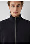 Zippered Black Sweatshirt 0S10653-900 - 6
