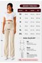 Women's High Waist Wide Leg Maternity Pants - 5