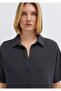 Textured Anthracite Blouse 1211467-70087 - 7