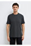 Anthracite Basic T-Shirt Regular Fit / Normal Cut 0613477-70092 - 4