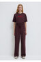 California Printed Burgundy Sweatpants 1011201-70223 - 5