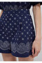 Ethnic Printed Navy Blue Shorts 1410254-91499 - 6
