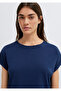 Crew Neck Navy Blue Basic T-Shirt Regular Fit / Normal Cut 1614177-70497 - 7