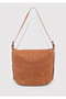 Faux Suede Brown Shoulder Bag 1913751-34339 - 4