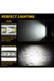 Automobile LED Work Light Embedded One-Shaped Work Light 4-Hole LED Off-Road Vehicle Spotlight Au... - 4