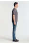 Anthracite Basic T-Shirt Loose Fit / Comfortable Loose Cut 0613338-90721 - 5