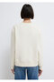 Denim Printed Ecru Sweatshirt 1S10525-80194 - 6