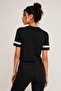 Monogram Tape Detailed Short Sleeve T-shirt - 2