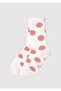 Polka Dot Ecru Socks 1913947-25705