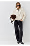 Zippered Ecru Jacket Oversize / Wide Cut 1110830-70065 - 5
