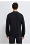 Crew Neck Black Sweatshirt 0S10457-900 - 5