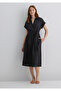 Linen Blend Black Dress 1310742-900 - 3
