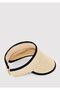 Striped Straw Visor Hat 1912983-70055 - 4