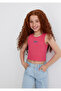 Logo Printed Pink Undershirt Fitted / Body Fitting Cut 7610336-71111