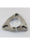 2 inch 304 Stainless steel flange universal 51mm welded 3-hole movable flange Used for automobile ex - 3