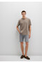 Brian 90S Light Gray Jean Shorts 0418489820 - 3