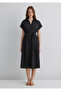 Linen Blend Black Dress 1310742-900 - 4