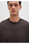 Crew Neck Brown Basic T-Shirt Loose Fit / Loose Relaxed Fit 0612864-70219 - 6