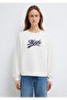 Logo Printed Ecru Sweatshirt 1S10419-80194 - 4