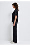 Black Basic Interlock T-Shirt Loose Fit / Relaxed Fit 1613820-900 - 4