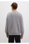 Crew Neck Gray Sweatshirt 0S10404-70076 - 4