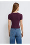 Mor Basic Crop T-Shirt Crop / Short Cut 1600814-70434 - 5