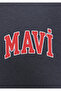 Logo Printed Semi-Zip Anthracite Sweatshirt 0S10208-80106 - 6