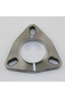 2 inch 304 Stainless steel flange universal 51mm welded 3-hole movable flange Used for automobile ex