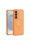 Samsung Galaxy S26 Compatible Case Mono M-Safe Silicone Case Orange