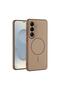 Samsung Galaxy A34 Compatible Case Mono M-Safe Silicone Case Desert Titanium