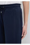 Navy Blue Basic Sweatpants 1600430 -70487 - 6