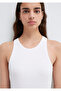 Halter Collar White Basic Tank Top Slim Fit / Slim Fit 1612462 -620 - 6