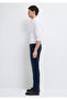 Marcus Premium Blue Ink Blue Gabardine Trousers 0035187841 - 3