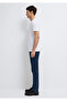 Weißes Stretch-Basic-T-Shirt mit tailliertem Schnitt 061747 -620 - 4