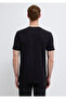 Flamed Black Basic T-Shirt Fitted / Fitted Cut 064681 -900 - 6
