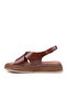 Layla Women's Leather Sandals High Heels Buckled - 3