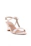 Nelya Metal Detailed Women's Heeled Sandals Stylish Daily Evening Dress Comfortable Style - 3