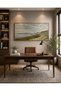 Coastal Seascape Meadow Wall Painting 60x120cm Large Outer Frame Art - 3