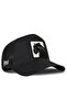 V1 Trucker Panther - 1bs Code Logo Unisex Black Hat (CAP)