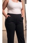Women's Steel Knitted Oversize Pants Ultra Flexible (Size XXL on the Model, Model's Measurements 75 kg Height 160 cm) - 3