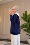 9097 - 2-Yarn Denim Paneled Casual Chic Women's Tunic - 5