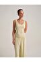 Women's Thick Strap Sleeveless Undershirt Lime Single Product Straight Cut Daily Basic - 4