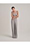 Women's Thick Strap Sleeveless Undershirt Gray Melange Single Item Straight Cut Daily Basic - 2