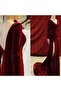 Back Low-cut Velvet Dress - 2