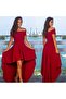 Asymmetric Cut Train Dress