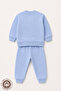 Unisex Baby Sleeping Panda Printed 100% Cotton 6-9-12 Months Top and Bottom 2-Piece Baby Set - 2